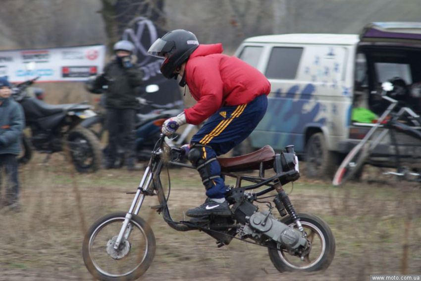 Кроссовый скутер своими руками 13