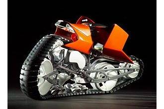 Мотоцикл на гусенице