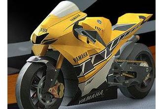 Мотоциклы Yamaha из клея и бумаги