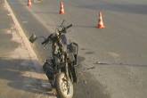 У Києві мотоцикл протаранив легковик (ФОТО)