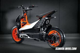 Раз в полвека — по скутеру: концепт электрического мотороллера KTM E-Speed