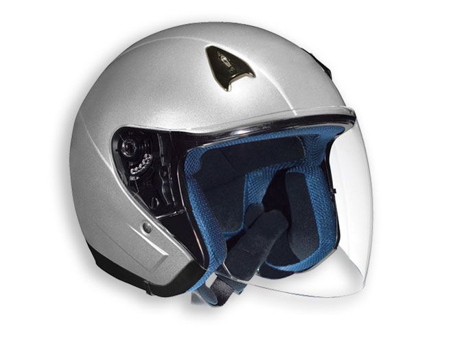 шлем vega nt 200 solid серебристый глянцевый