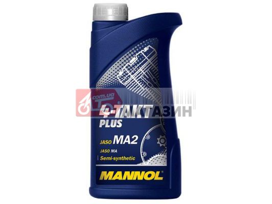 масло моторное mannol 4-t plus 10w40 (1l)