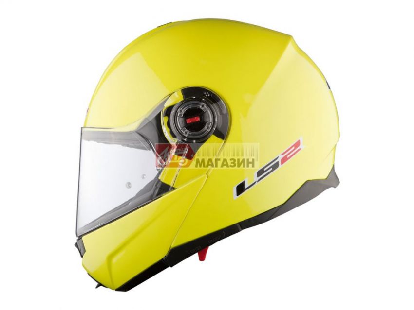 шлем (модуляр) ls2 ff386  ride solid ярко-желтый г