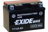 Аккумулятор гелевый EXIDE YT12A-BS 9,5Ah 130A (L150*W87*H105mm)