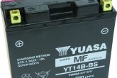 Аккумулятор сухозаряженный AGM 12Ah 210A (L150*W70*H145mm) YUASA YT14B-BS