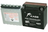 Аккумулятор кислотный 9Ah 95A (L135*W75*H139mm) KAGE KG12N9-4B-BS MOTOBATT