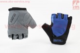 Перчатки без пальцев XS черно-cиние, с гелевыми вставками под ладонь SBG-1457 SPELLI