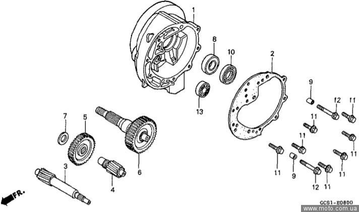 Honda lead 50 схема