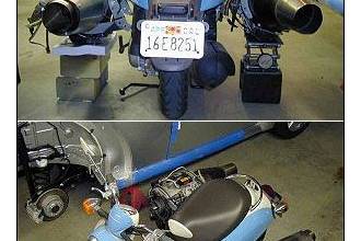 Honda Metropolitan з реактивним двигуном (фото)