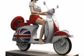 Легендарную Vespa можно склеить из бумаги!