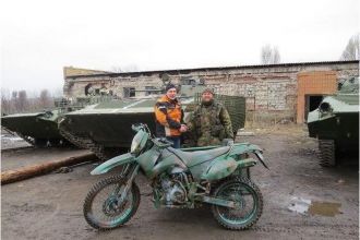 У Києві випустили спецмотоцикл для ЗСУ