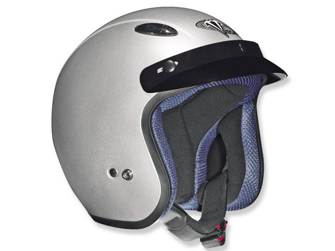 шлем vega nt 200 (x) solid серебристый глянцевый