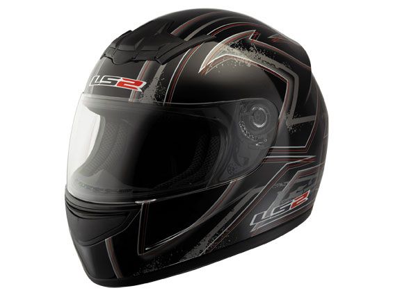 шлем (интеграл) ls2 ff351 upside черный глянцевый