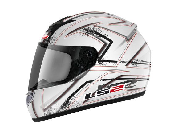 шлем (интеграл) ls2 ff351 upside белый глянцевый