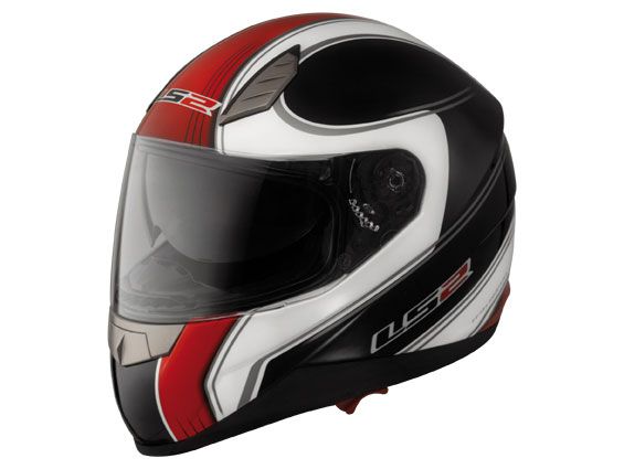 шлем (интеграл) ls2 ff384 fortuna красный/черный г