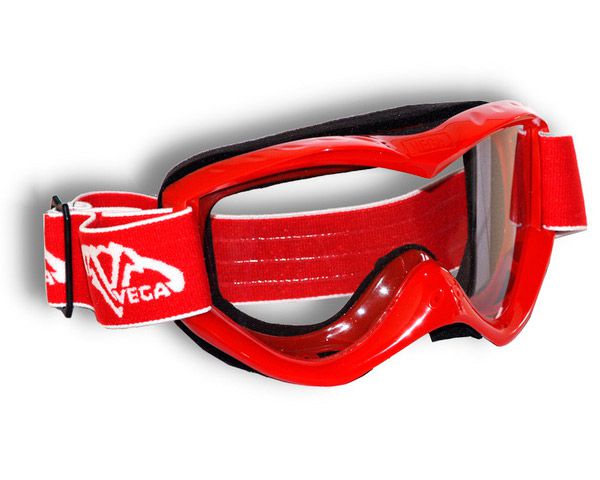очки для мотокросса vega (детские) красные/синие г