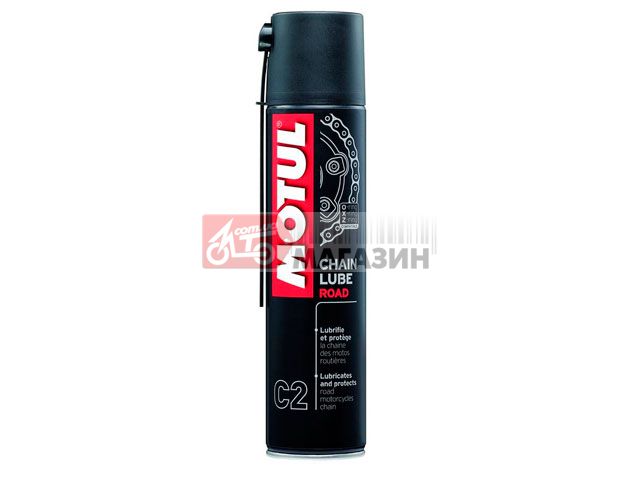 смазка для цепей motul c2 chain lube road (400ml)