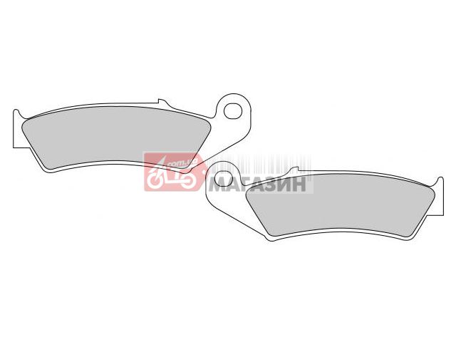 тормозные колодки ferodo fe fdb495p