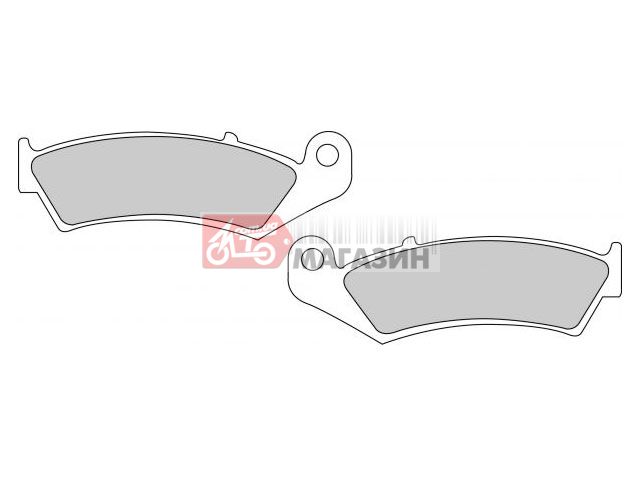 тормозные колодки ferodo fe fdb496p