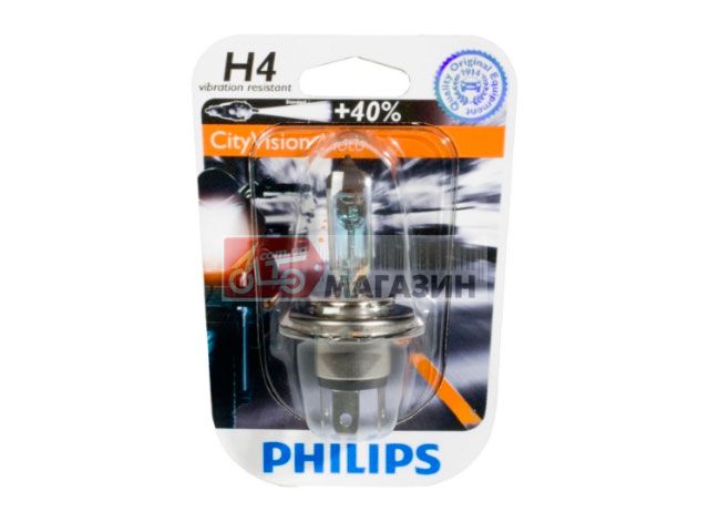 галогенная лампа philips cityvision moto 12342ctvb