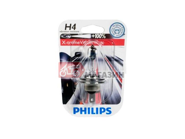 галогенная лампа philips x-tremevision moto 12342x