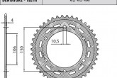 Задня зірка SUNSTAR SS 1-4553-42