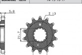 Звезда передняя SUNSTAR SS 37914