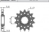 Зірка передня SUNSTAR SS 39415
