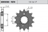 Зірка передня SUNSTAR SS 40716