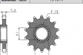 Зірка передня SUNSTAR SS 42816
