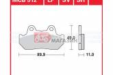 Гальмівні колодки TRW-LUCAS MCB512