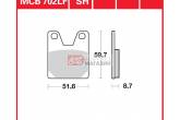 Гальмівні колодки дискові TRW-LUCAS MCB702