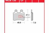 Гальмівні колодки дискові TRW-LUCAS MCB735