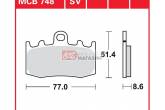 Гальмівні колодки дискові TRW-LUCAS MCB748