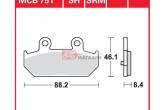 Гальмівні колодки дискові TRW-LUCAS MCB751