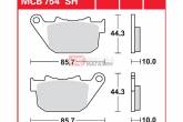 Гальмівні колодки дискові TRW-LUCAS MCB754SH