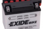 Аккумулятор сухозаряженный EXIDE YB4L-B 4Ah 50A (L120*W70*H92mm)