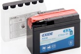 Аккумулятор сухозаряженный EXIDE YTR4A-BS 2,3Ah 35A (L114*W49*H86mm)