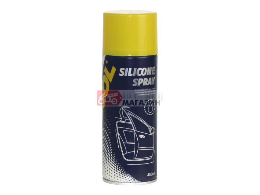 силиконовая смазка mannol silicone spray (450ml)