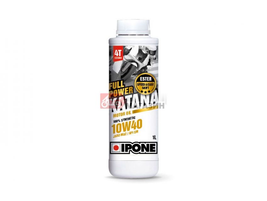 масло моторное ipone full power katana 10w40 (1l)