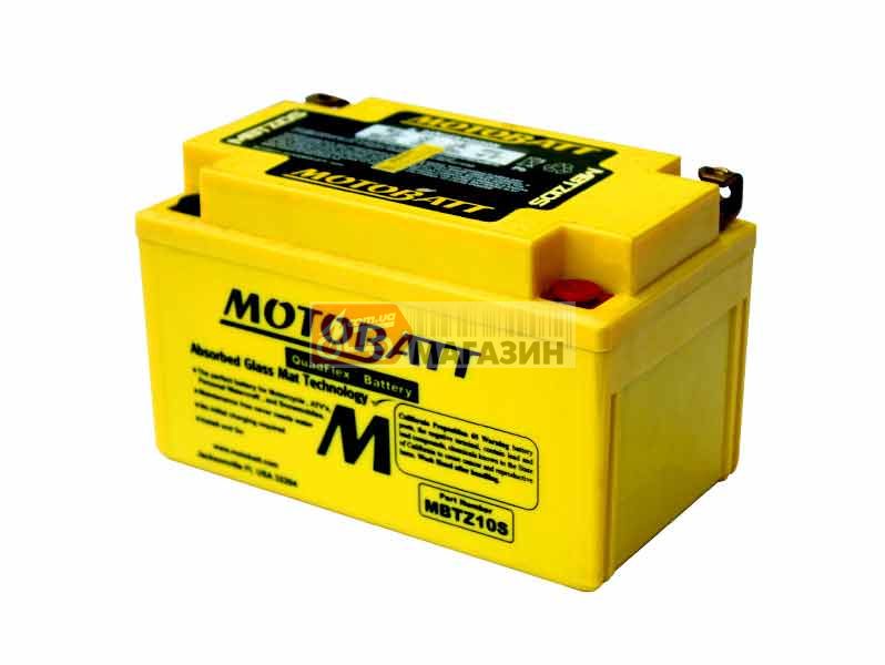 аккумуляторная батарея motobatt mbtz10s (agm)