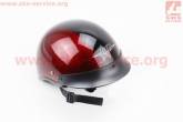 Шлем-каска BLD-150 бордовый/черный глянцевый