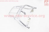 Багажник задній, хром Yamaha YBR125 / Jianshe YB125
