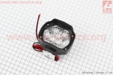 Фара додаткова світлодіодна вологозахисна - 9 LED, (80*65mm) з кріпленням