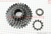 Касета для велосипеда 8 зірок 32,28,24,21,18,16,14,12 Т, чорна ACERA CS-HG200 SHIMANO