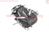 Рюкзак влагозащитный 20 литр., с отсеком для шлема, чехлом от дождя, вентилируемые накладки на спину, светоотражающие полосы, черный COMFORT SBP-059 S