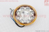 Фари круглої передня частина 8+1-LED лінза з обідком, d-160mm, TUNING