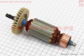 Якорь для электропил (Dжелеза=41мм, Lжелеза=50мм, Dколектора=28,3мм, L=174мм, Z=6 наклон зубов вправо) Stern, Powertec