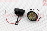 Фара дополнительная светодиодная влагозащитная (65*55mm) - 9 LED с креплением под зеркало 2шт